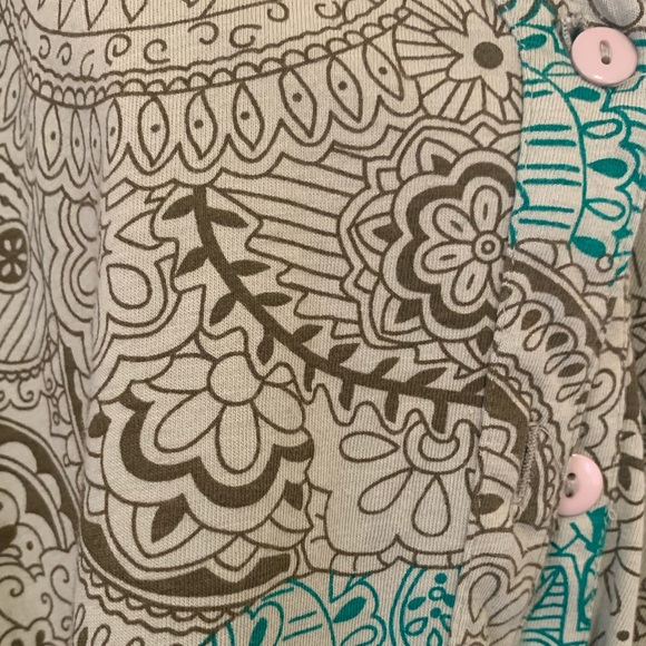 Ulla Popken green shirt sleeve plus size top, 20/22 - Picture 3 of 5